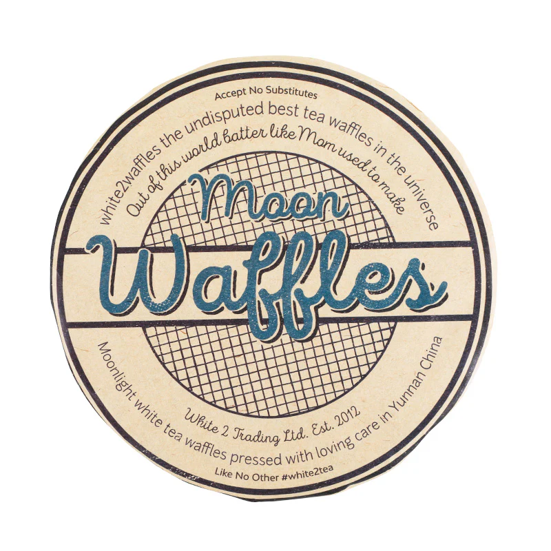 Moon Waffles wrapping paper from White 2 Tea